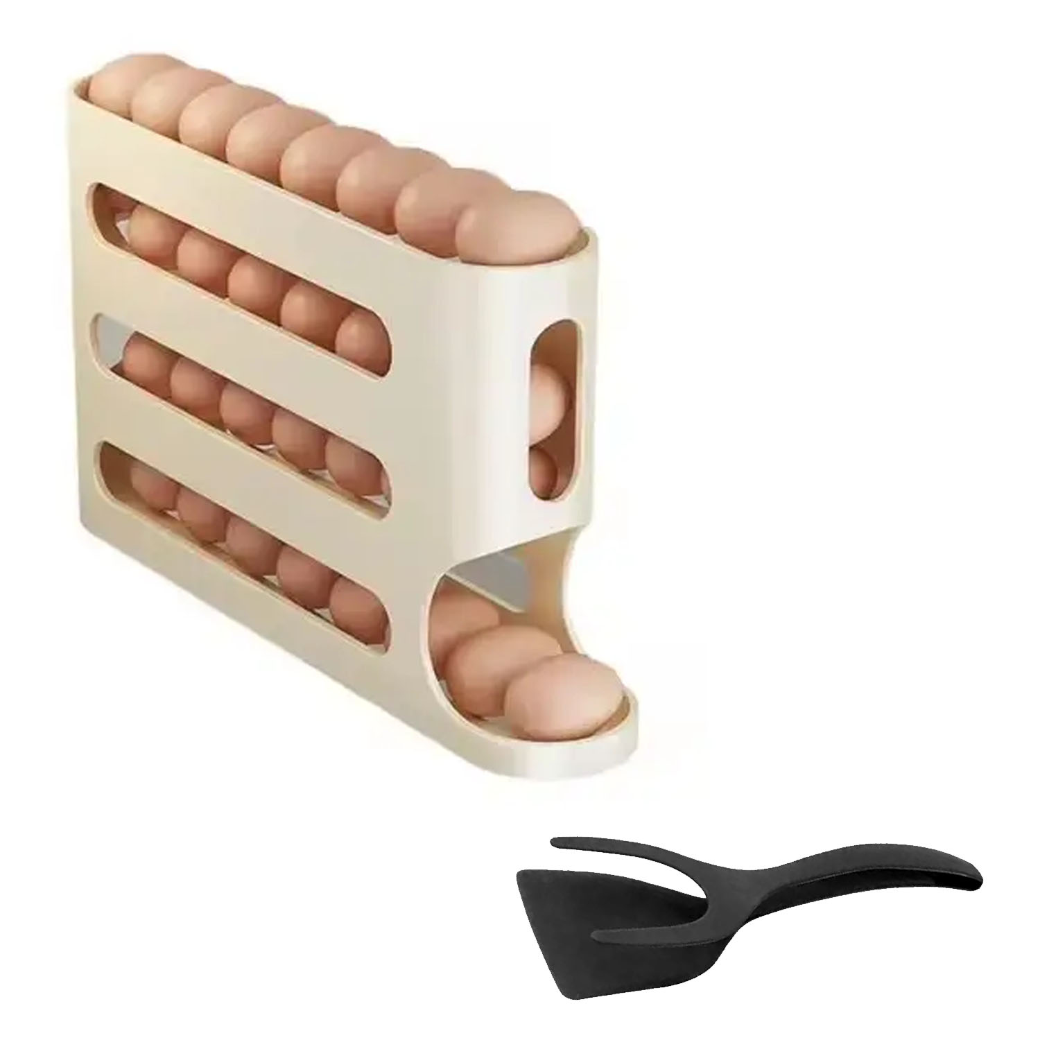 Miniatura 3 de ORGANIZADOR HUEVOS DISPENSADOR CUCHARON